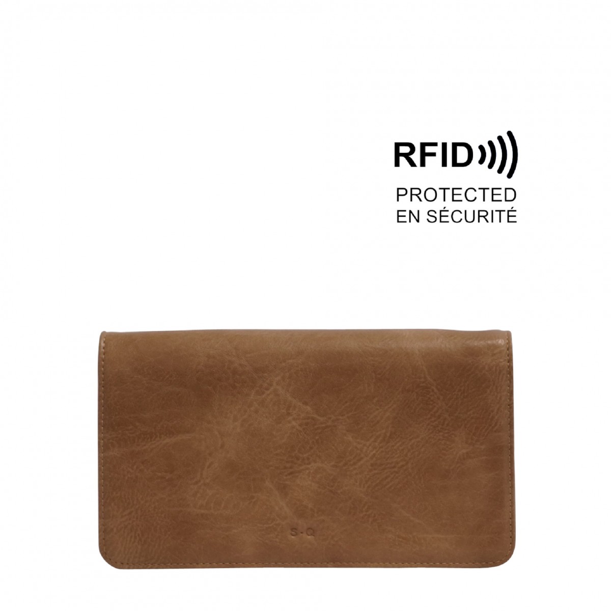 Rosina 2-in-1 Crossbody Wallet - Dark Sand 